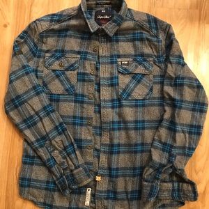 Men’s button down flannel shirt